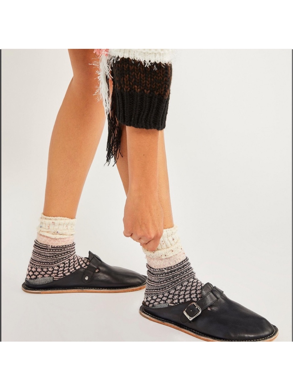 Free People Benson Dual Insert Buckle Mules